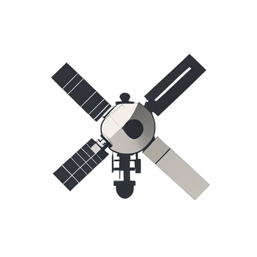 Flat Icon Satellit