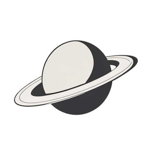 Flat Icon Saturn