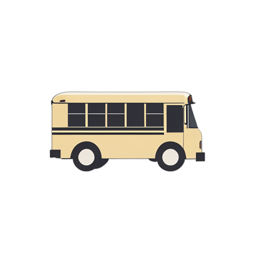 Flat Icon Ônibus escolar