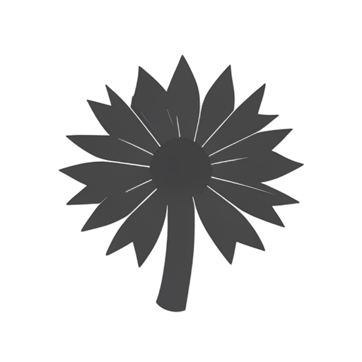 Flat Icon Sea Anemone