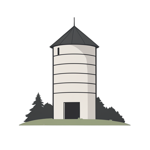 Flat Icon Silo