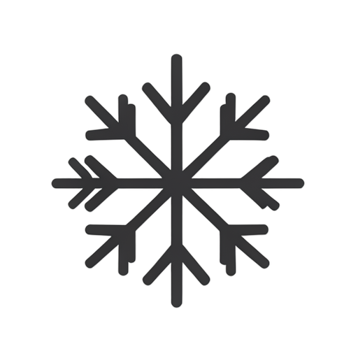 Flat Icon Snowflake