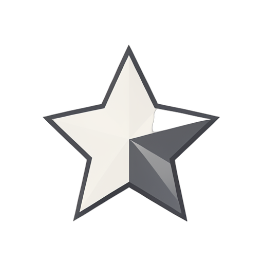 Flat Icon 星