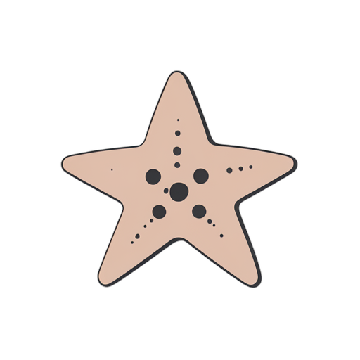 Flat Icon Starfish