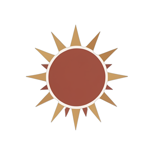 Flat Icon सूर्य