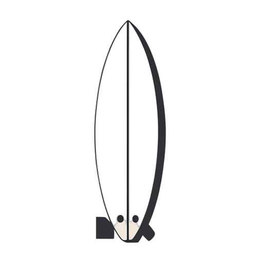 Flat Icon Tabla de surf
