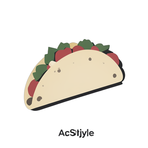 Flat Icon Taco
