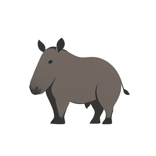 Flat Icon ตัวนาก