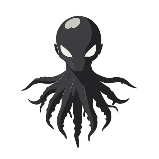 Flat Icon Tentakel-Alien