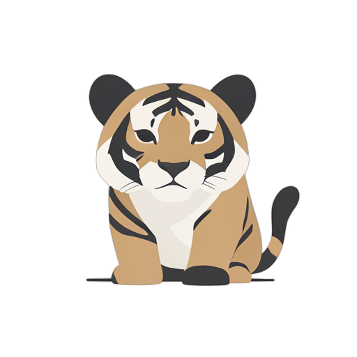 Flat Icon tigre