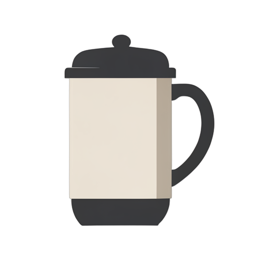 Flat Icon Travel Mug