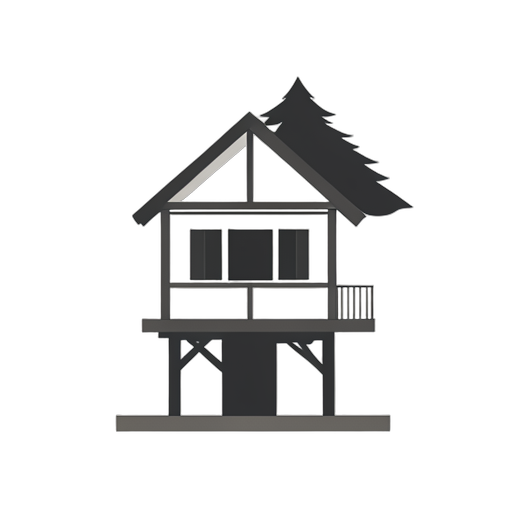 Flat Icon Treehouse
