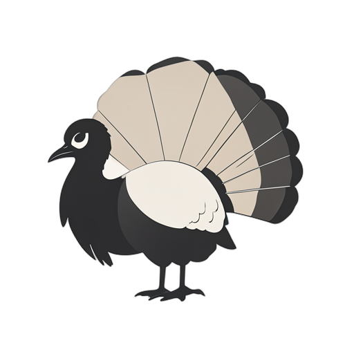 Flat Icon Tacchino