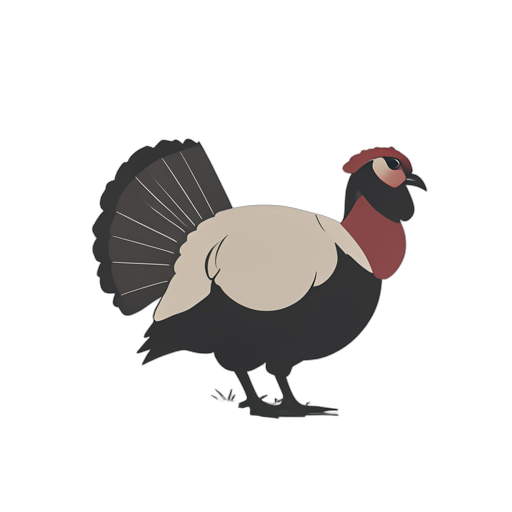 Flat Icon Frango de fazenda