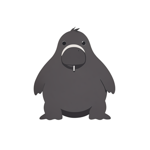 Flat Icon 바다코끼리