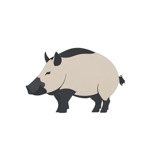 Flat Icon Warthog