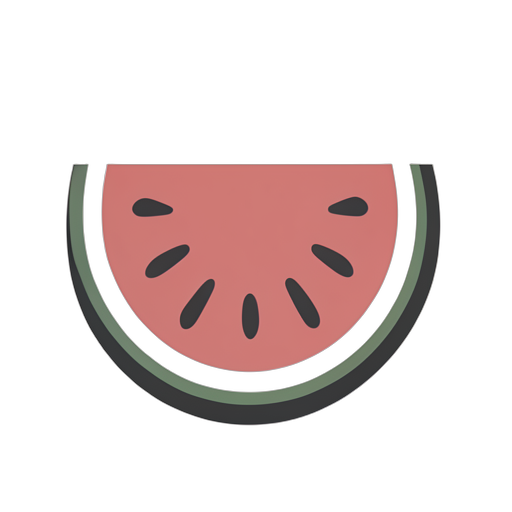 Flat Icon Watermelon