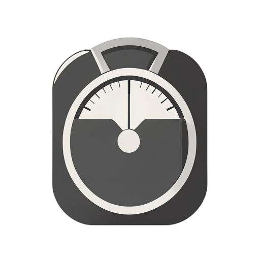 Flat Icon Weight Scale