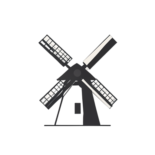 Flat Icon Windmühle