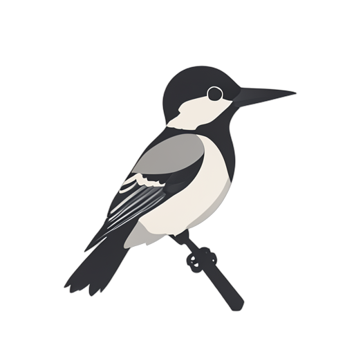 Flat Icon ムクドリ