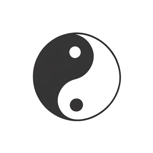 Flat Icon Yin Yang