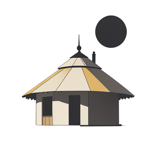 Geometric African Hut