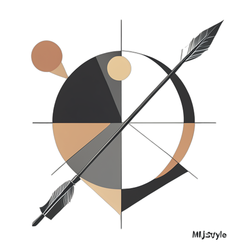 Geometric arco e freccia