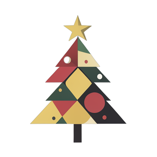 Geometric Stella di Natale