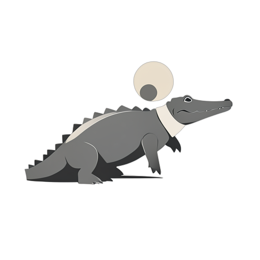 Geometric Crocodile