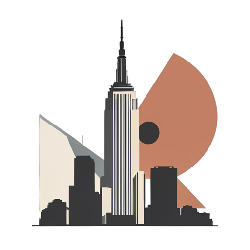 Geometric Empire State Building