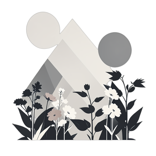 Geometric Çiçek bahçesi