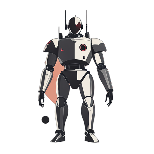 Geometric Robot umanoide