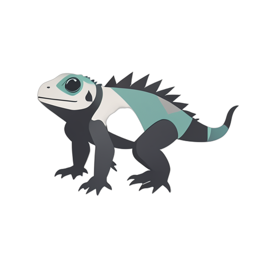 Geometric Iguana