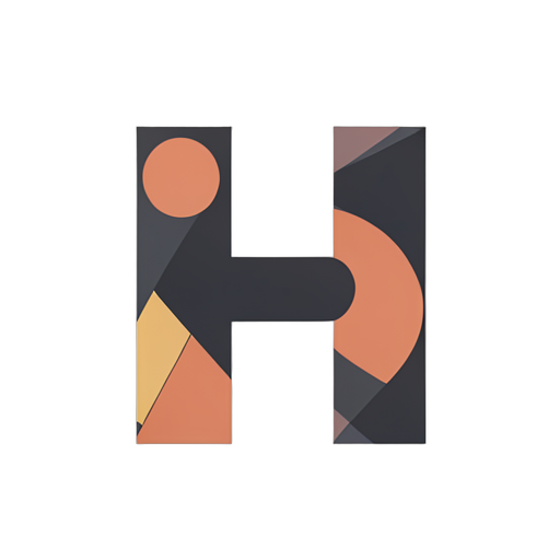 Geometric Letter H