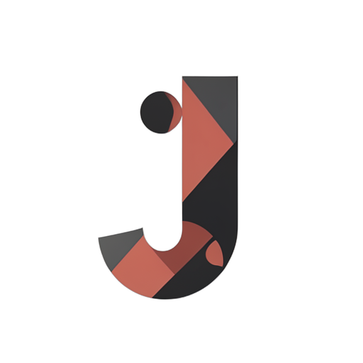 Geometric ตัวอักษร J