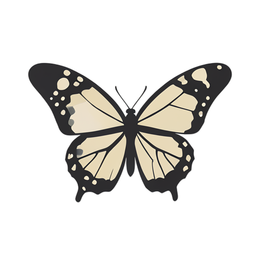 Geometric Monarch Butterfly