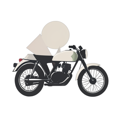 Geometric motorfiets