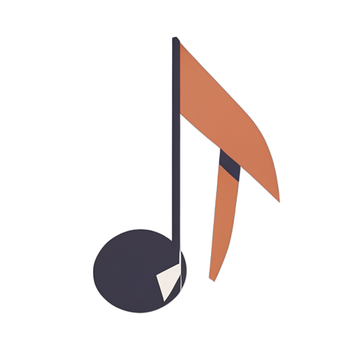Geometric Music Note