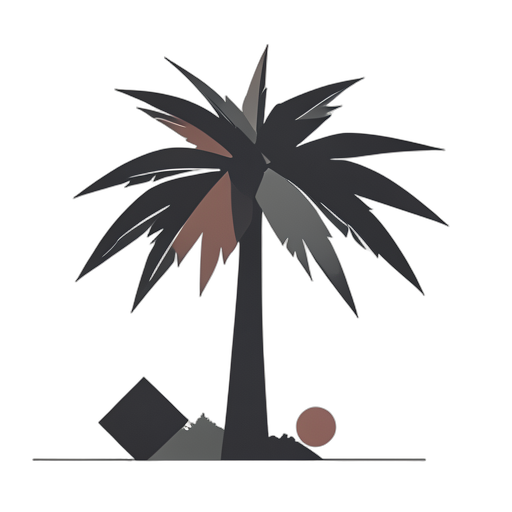 Geometric Palm Tree