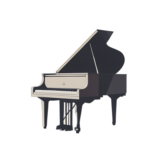 Geometric Grand Piano