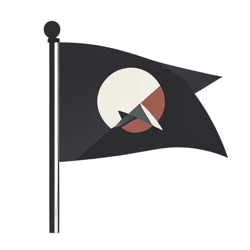 Geometric Pirate Flag