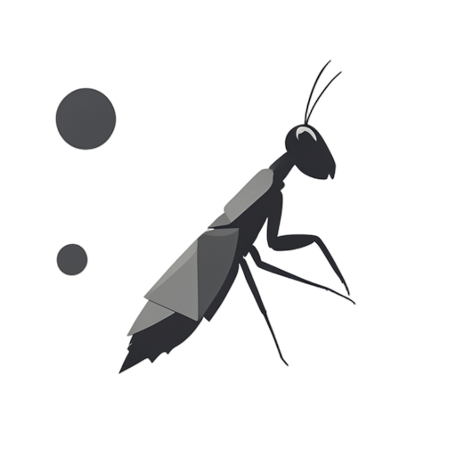 Geometric mantis berdoa