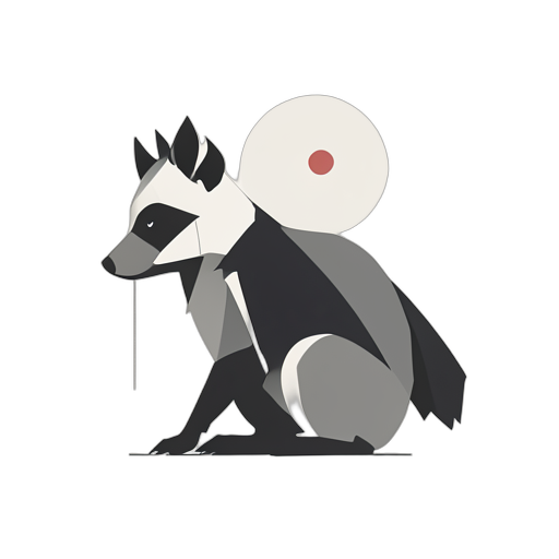 Geometric gấu mèo