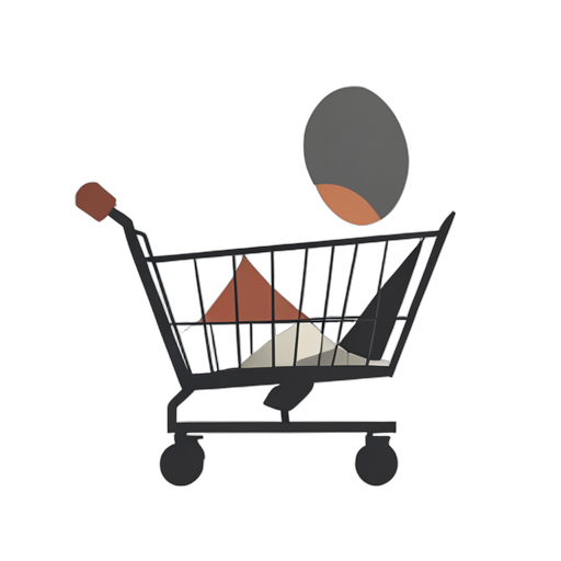 Geometric Shopping Cart
