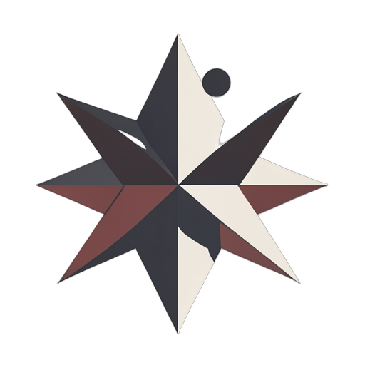 Geometric Estrella de seis puntas
