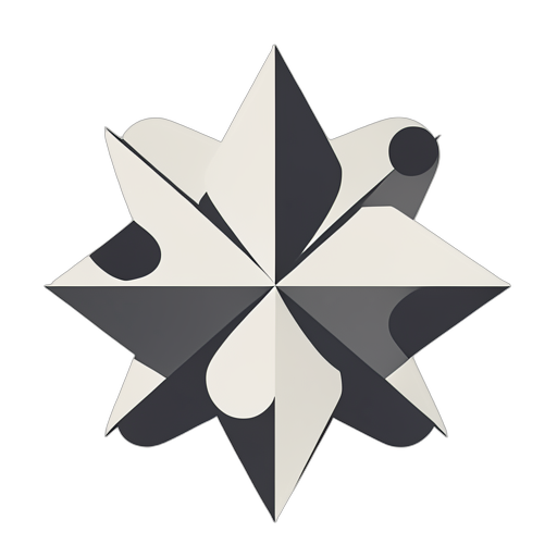 Geometric Eight-Point Star