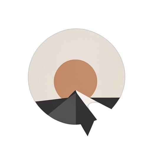 Geometric Sonnenuntergang