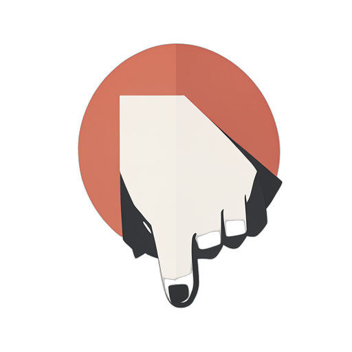 Geometric Daumen runter