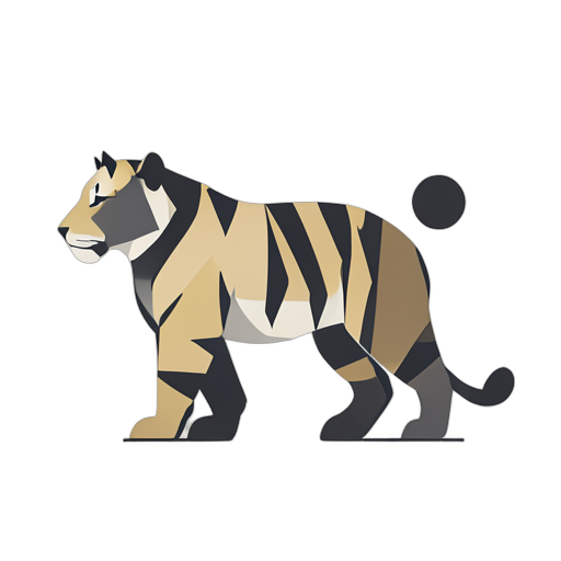 Geometric 호랑이