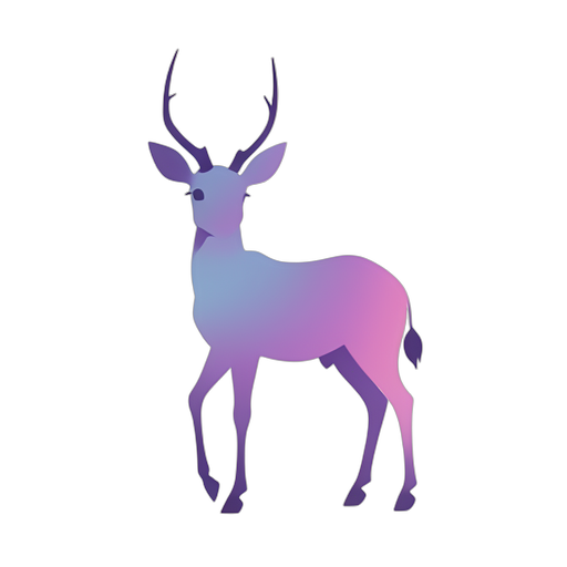 Gradient Modern antilope